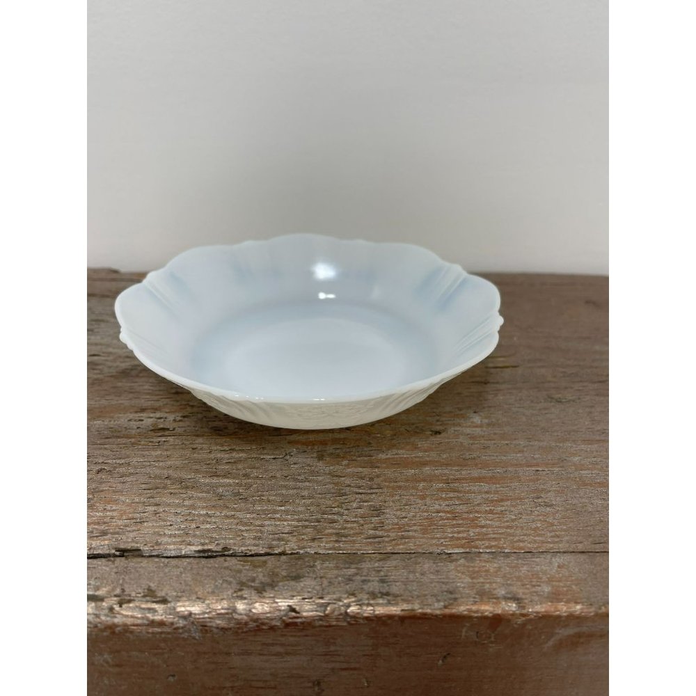 Vintage Macbeth Evans American Sweetheart Glass berry Bowl White